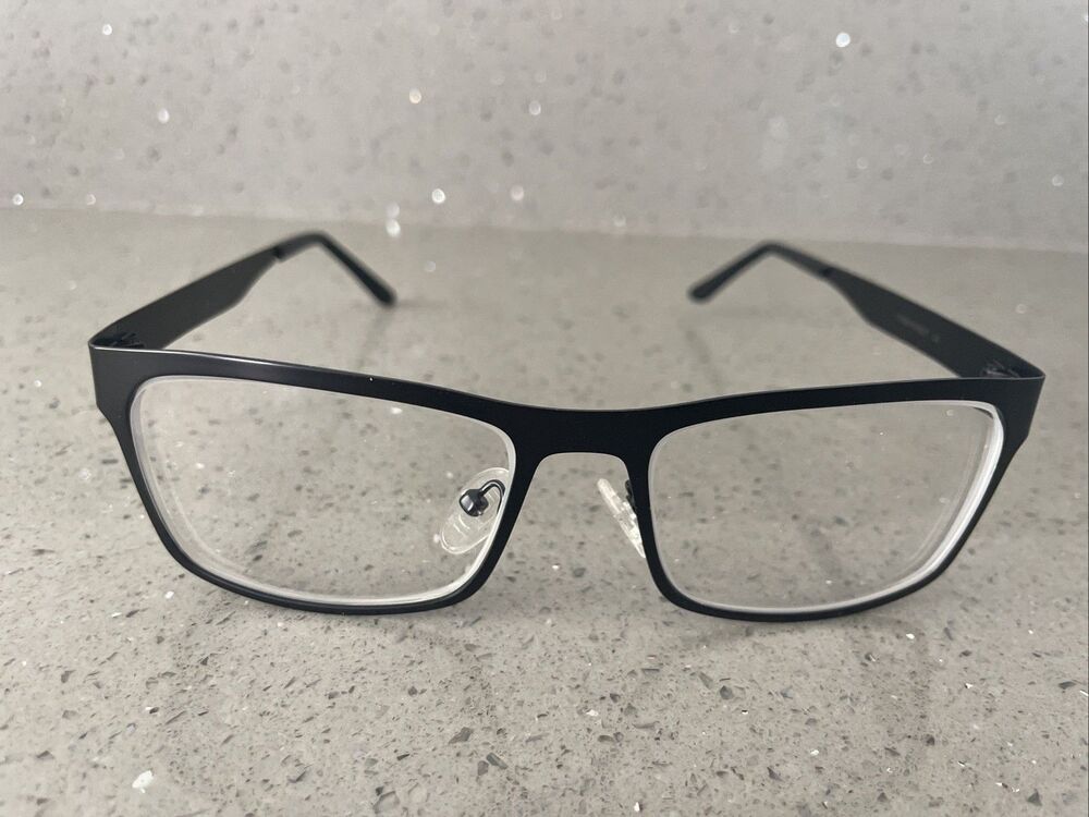 EYEBUYDIRECT Assumption Black Eyeglasses FRAMES ONLY 54-17-145 C2 Full Rim Squar